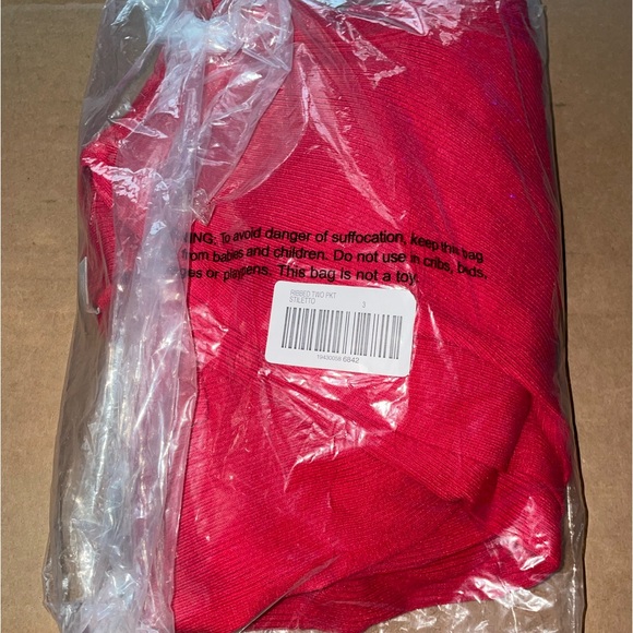 Chico’s Red Ribbed Two-Pocket Cardigan Sweater - Picture 6 of 9